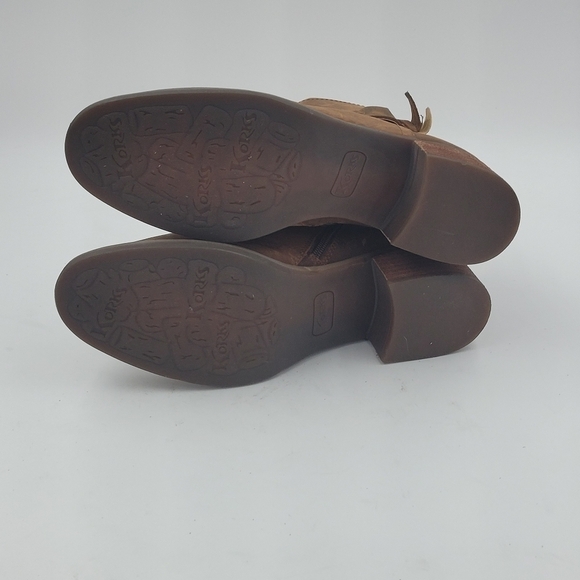 Korks by Kork-Ease Sonya Brown Leather Ankle Boots Size 10 - Picture 11 of 15